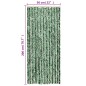 vidaXL Fliegenvorhang Grün und Weiß 56x200 cm Chenille vidaXL Fliegenvorhang Grün und Weiß 56x200 cm Chenille