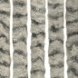 vidaXL Fliegenvorhang Hellgrau und Dunkelgrau 56x200 cm Chenille vidaXL Fliegenvorhang Hellgrau und Dunkelgrau 56x200 cm Chenille