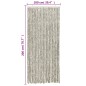 vidaXL Fliegenvorhang Hellgrau und Dunkelgrau 100x200 cm Chenille vidaXL Fliegenvorhang Hellgrau und Dunkelgrau 100x200 cm Chenille