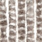 vidaXL Fliegenvorhang Taupe und Weiß 100x200 cm Chenille vidaXL Fliegenvorhang Taupe und Weiß 100x200 cm Chenille