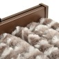 vidaXL Fliegenvorhang Taupe und Weiß 100x200 cm Chenille vidaXL Fliegenvorhang Taupe und Weiß 100x200 cm Chenille