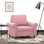 vidaXL Sessel Rosa 60 cm Samt vidaXL Sessel Rosa 60 cm Samt