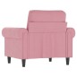 vidaXL Sessel Rosa 60 cm Samt vidaXL Sessel Rosa 60 cm Samt