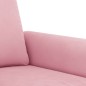 vidaXL Sessel Rosa 60 cm Samt vidaXL Sessel Rosa 60 cm Samt