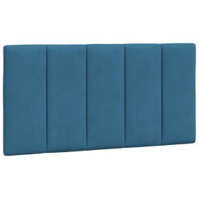vidaXL Kopfteil-Kissen Blau 100 cm Samt