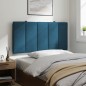 vidaXL Kopfteil-Kissen Blau 100 cm Samt