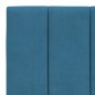 vidaXL Kopfteil-Kissen Blau 100 cm Samt