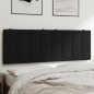 vidaXL Kopfteil-Kissen Schwarz 140 cm Samt vidaXL Kopfteil-Kissen Schwarz 140 cm Samt