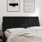 vidaXL Kopfteil-Kissen Schwarz 140 cm Samt vidaXL Kopfteil-Kissen Schwarz 140 cm Samt