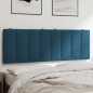 vidaXL Kopfteil-Kissen Blau 140 cm Samt vidaXL Kopfteil-Kissen Blau 140 cm Samt