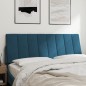 vidaXL Kopfteil-Kissen Blau 140 cm Samt vidaXL Kopfteil-Kissen Blau 140 cm Samt