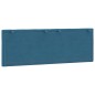 vidaXL Kopfteil-Kissen Blau 140 cm Samt vidaXL Kopfteil-Kissen Blau 140 cm Samt