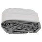 vidaXL Abdeckplane Grau Ø 2,6 m 650 g/m² vidaXL Abdeckplane Grau Ø 2,6 m 650 g/m²