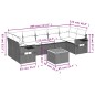 vidaXL 8-tlg. Garten-Sofagarnitur mit Kissen Schwarz Poly Rattan vidaXL 8-tlg. Garten-Sofagarnitur mit Kissen Schwarz Poly Rattan