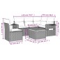 vidaXL 6-tlg. Garten-Sofagarnitur mit Kissen Beige Poly Rattan vidaXL 6-tlg. Garten-Sofagarnitur mit Kissen Beige Poly Rattan