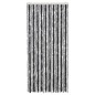 vidaXL Fliegenvorhang Grau und Schwarz 90x220 cm Chenille vidaXL Fliegenvorhang Grau und Schwarz 90x220 cm Chenille