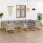 vidaXL 10-tlg. Garten-Lounge-Set mit Kissen Imprägniertes Kiefernholz vidaXL 10-tlg. Garten-Lounge-Set mit Kissen Imprägniertes Kiefernholz