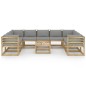 vidaXL 10-tlg. Garten-Lounge-Set mit Kissen Imprägniertes Kiefernholz vidaXL 10-tlg. Garten-Lounge-Set mit Kissen Imprägniertes Kiefernholz
