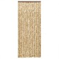 vidaXL Fliegenvorhang Beige und Braun 100x200 cm Chenille vidaXL Fliegenvorhang Beige und Braun 100x200 cm Chenille
