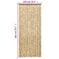 vidaXL Fliegenvorhang Beige und Braun 100x200 cm Chenille vidaXL Fliegenvorhang Beige und Braun 100x200 cm Chenille