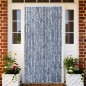 vidaXL Fliegenvorhang Silbern 100x230 cm Chenille vidaXL Fliegenvorhang Silbern 100x230 cm Chenille