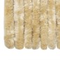 vidaXL Fliegenvorhang Beige 100x200 cm Chenille vidaXL Fliegenvorhang Beige 100x200 cm Chenille