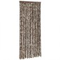 vidaXL Fliegenvorhang Braun und Weiß 100x230 cm Chenille vidaXL Fliegenvorhang Braun und Weiß 100x230 cm Chenille