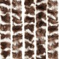 vidaXL Fliegenvorhang Braun und Weiß 100x230 cm Chenille vidaXL Fliegenvorhang Braun und Weiß 100x230 cm Chenille