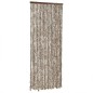 vidaXL Fliegenvorhang Taupe und Weiß 100x230 cm Chenille vidaXL Fliegenvorhang Taupe und Weiß 100x230 cm Chenille