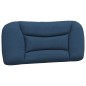 vidaXL Bettgestell mit Kopfteil Blau 90x190 cm Stoff vidaXL Bettgestell mit Kopfteil Blau 90x190 cm Stoff