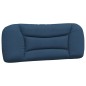 vidaXL Bettgestell mit Kopfteil Blau 100x200 cm Stoff vidaXL Bettgestell mit Kopfteil Blau 100x200 cm Stoff