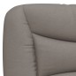 vidaXL Bettgestell mit Kopfteil Taupe 90x190 cm Stoff vidaXL Bettgestell mit Kopfteil Taupe 90x190 cm Stoff