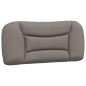vidaXL Bettgestell mit Kopfteil Taupe 90x200 cm Stoff vidaXL Bettgestell mit Kopfteil Taupe 90x200 cm Stoff