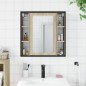vidaXL Bad-Spiegelschrank Sonoma-Eiche 60x16x60 cm Holzwerkstoff vidaXL Bad-Spiegelschrank Sonoma-Eiche 60x16x60 cm Holzwerkstoff