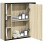 vidaXL Bad-Spiegelschrank Sonoma-Eiche 60x16x60 cm Holzwerkstoff vidaXL Bad-Spiegelschrank Sonoma-Eiche 60x16x60 cm Holzwerkstoff