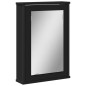 vidaXL Bad-Spiegelschrank Schwarz 42x12x60 cm Holzwerkstoff vidaXL Bad-Spiegelschrank Schwarz 42x12x60 cm Holzwerkstoff