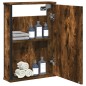 vidaXL Bad-Spiegelschrank Räuchereiche 42x12x60 cm Holzwerkstoff vidaXL Bad-Spiegelschrank Räuchereiche 42x12x60 cm Holzwerkstoff