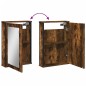vidaXL Bad-Spiegelschrank Räuchereiche 42x12x60 cm Holzwerkstoff vidaXL Bad-Spiegelschrank Räuchereiche 42x12x60 cm Holzwerkstoff