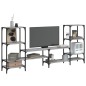 vidaXL TV-Schrank Grau Sonoma 206,5x28,5x95 cm Holzwerkstoff vidaXL TV-Schrank Grau Sonoma 206,5x28,5x95 cm Holzwerkstoff