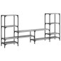 vidaXL TV-Schrank Grau Sonoma 206,5x28,5x95 cm Holzwerkstoff vidaXL TV-Schrank Grau Sonoma 206,5x28,5x95 cm Holzwerkstoff