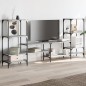 vidaXL TV-Schrank Grau Sonoma 206,5x28,5x95 cm Holzwerkstoff vidaXL TV-Schrank Grau Sonoma 206,5x28,5x95 cm Holzwerkstoff