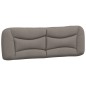 vidaXL Bettgestell mit Kopfteil Taupe 160x200 cm Stoff vidaXL Bettgestell mit Kopfteil Taupe 160x200 cm Stoff