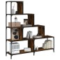 vidaXL Bücherregal 4 Etagen Räuchereiche 139x33,5x149 cm Holzwerkstoff vidaXL Bücherregal 4 Etagen Räuchereiche 139x33,5x149 cm Holzwerkstoff