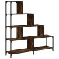vidaXL Bücherregal 4 Etagen Räuchereiche 139x33,5x149 cm Holzwerkstoff vidaXL Bücherregal 4 Etagen Räuchereiche 139x33,5x149 cm Holzwerkstoff