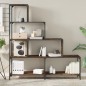 vidaXL Bücherregal 4 Etagen Räuchereiche 139x33,5x149 cm Holzwerkstoff vidaXL Bücherregal 4 Etagen Räuchereiche 139x33,5x149 cm Holzwerkstoff