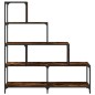 vidaXL Bücherregal 4 Etagen Räuchereiche 139x33,5x149 cm Holzwerkstoff vidaXL Bücherregal 4 Etagen Räuchereiche 139x33,5x149 cm Holzwerkstoff