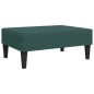vidaXL Schlafsofa 2-Sitzer mit Kissen und Fußhocker Dunkelgrün Samt vidaXL Schlafsofa 2-Sitzer mit Kissen und Fußhocker Dunkelgrün Samt