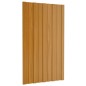 vidaXL Dachpaneele 12 Stk. Verzinkter Stahl Holzoptik Hell 80x45 cm vidaXL Dachpaneele 12 Stk. Verzinkter Stahl Holzoptik Hell 80x45 cm