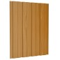 vidaXL Dachpaneele 12 Stk. Verzinkter Stahl Holzoptik Hell 60x45 cm vidaXL Dachpaneele 12 Stk. Verzinkter Stahl Holzoptik Hell 60x45 cm