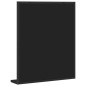 vidaXL Badspiegel mit Ablage Schwarz 50x12x60 cm Holzwerkstoff vidaXL Badspiegel mit Ablage Schwarz 50x12x60 cm Holzwerkstoff